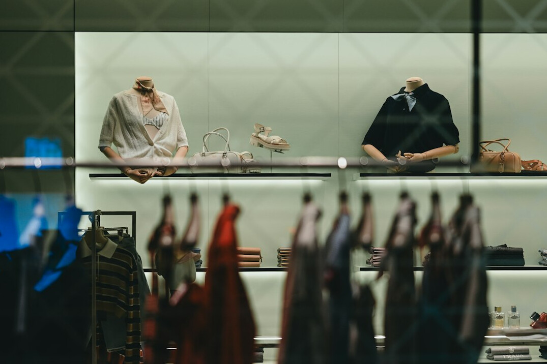 fashion store employee at work